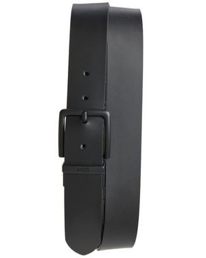 BOSS Omar Reversible Leather Belt - Black