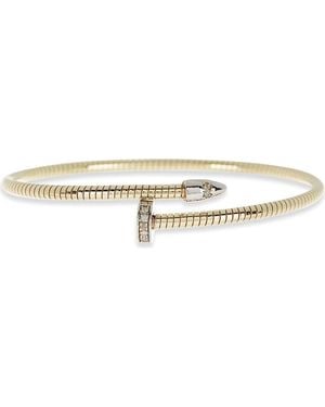 Meshmerise Diamond Bangle Bracelet - Yellow