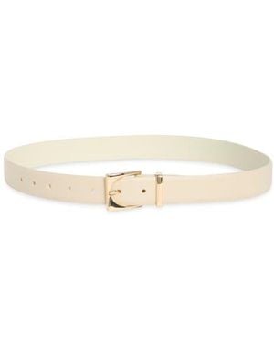 Nordstrom Rack Square Buckle Leather Belt - Multicolor