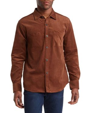 WESTZEROONE Barton Shirt Jacket - Brown