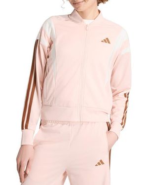 adidas 3-Stripes Fashion Tracktop Bomber Jacket - Pink