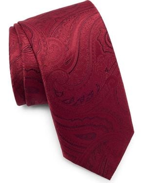 Tommy Hilfiger Bolt Paisley Tie - Red