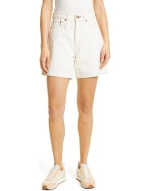 Rag & Bone Maya High Waist Shorts - White