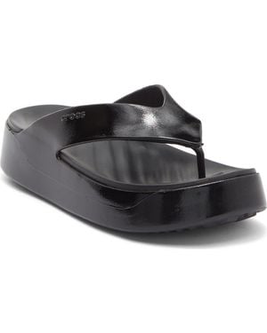 Crocs™ Getaway Platform Flip Flop - Black