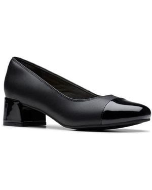 Clarks Iridessa Cap Toe Pump - Black