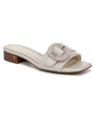 Sam & Libby Kandie Slide Sandal - White