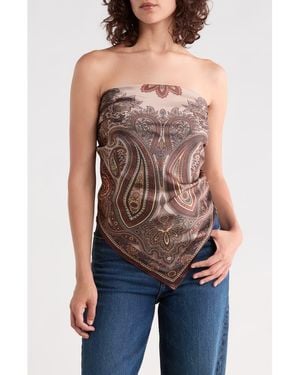 Steve Madden Paisley Square Scarf - Black
