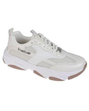 Bebe Mixed Media Sneaker - White