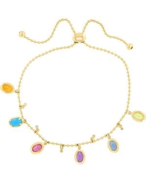 Effy Diamond & Gemstone Chram Bracelet - Metallic