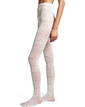 Stems Emilia Tattoo Tights - White