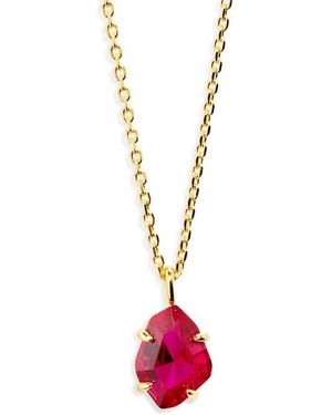 Kate Spade Treasure Trove Mini Pendant Necklace - Pink
