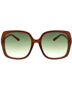 BCBGMAXAZRIA 54Mm Oversized Square Sunglasses - Green