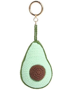 Leith Crochet Avocado Bag Charm - Blue