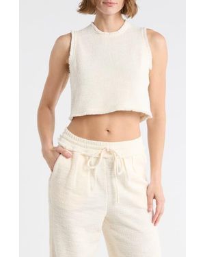 Habitual Fringe Trim Shell - Natural