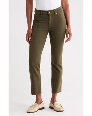 DL1961 Mara Straight Leg Ankle Jeans - Green