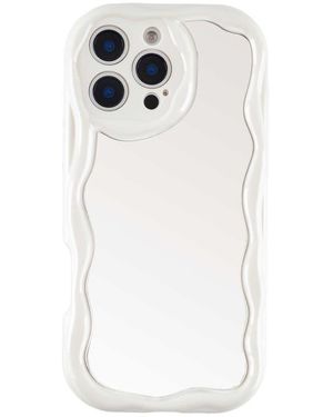 Auramma Funky Mirror Iphone 16 Pro Max Case - White
