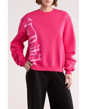 Von Dutch Long Sleeve Sweatshirt - Pink