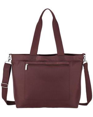 LeSportsac Carryall Zip Tote Bag - Purple