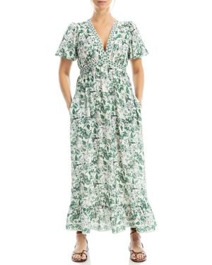 long emerald green dress A Line V Neck Emerald Green Long Prom Dresses, Green V Neck Long Forma –  jbydress