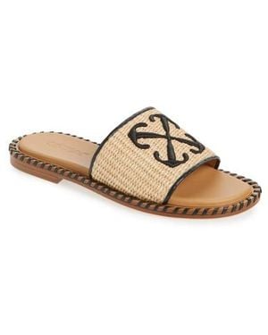 サンダル・ミュール OFF-WHITE SANDAL WITH LOGO Off-White c/o Virgil Abloh Flat sandals for Women | Online