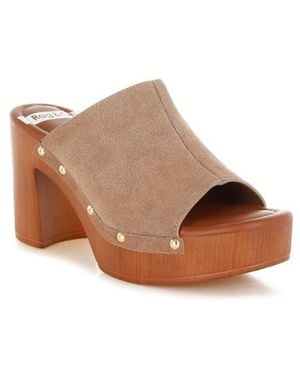 Rag & Co Masaki Platform Sandal - Brown