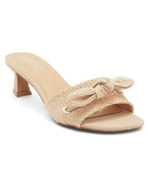 Kenneth Cole Bahama Tie Heel Sandal - Natural