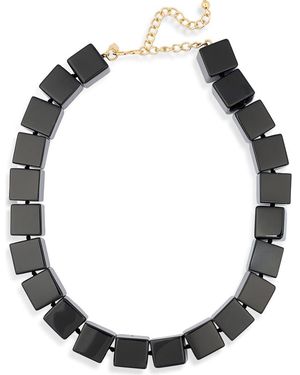 Kenneth Jay Lane Beaded Necklace - Black
