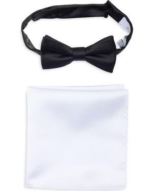 Nordstrom Rack 2-Piece Satin Bow Tie Set - Blue
