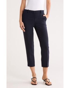 Theory Treeca Crepe Pants - Blue