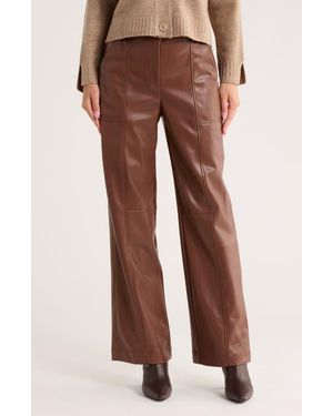 Jonathan Simkhai Mackenzie Straight Leg Pants - Brown