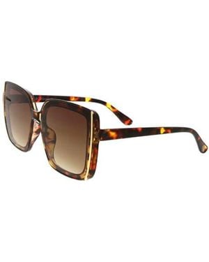 BCBGMAXAZRIA 61Mm Oversize Square Sunglasses - Brown