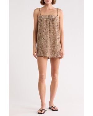Maaji Guilia Animal Print Cover-Up Dress - Natural