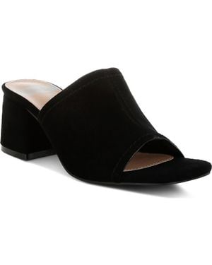 Rag & Co Citarum Slide Sandal - Black