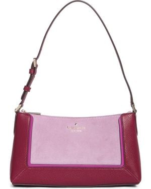 Kate Spade Lena Colorblock Shoulder Bag - Purple