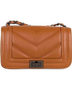 Persaman New York Ariana Quilted Crossbody Bag - Brown