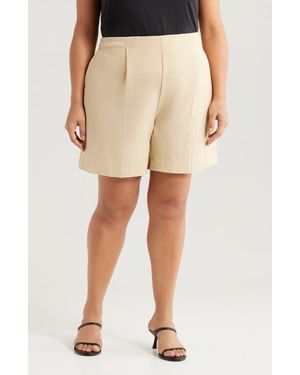 Lyssé Dia Pleated Shorts - Natural