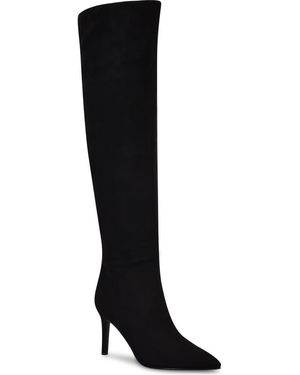 Nine West Fredy Pointed Toe Over The Knee Boot - Black
