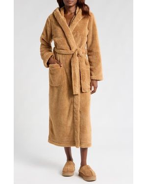 UGG Aarti Long Fleece Robe - Brown