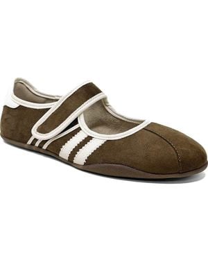 Shu Shop Peyton Faux Leather Mary Jane Sneaker - Brown