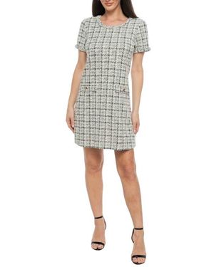 Isaac Mizrahi New York Bouclé Shift Dress - Multicolor