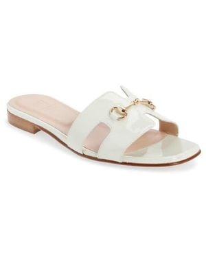 Bruno Magli Bit Slide Sandal - White