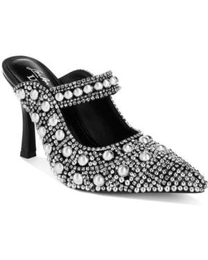 LONDON RAG Dalston Pointed Toe Mule - Black