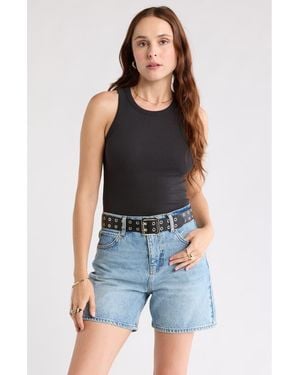 Abound Rib Tank - Black