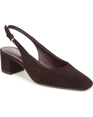 Franco Sarto Niomi Leather Slingback Pump - Brown