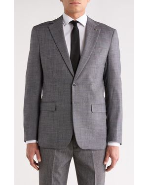 Tahari Slim Fit Blazer - Gray