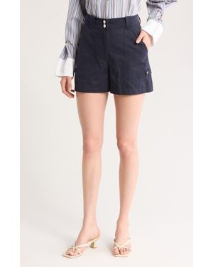 10 Crosby Derek Lam Franci Utility Shorts - Blue