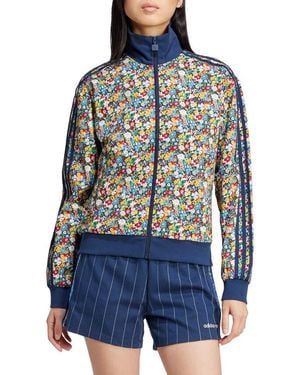 adidas Originals X Liberty London Cotton Twill Track Jacket - Blue