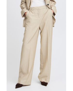 B.Young Danta Wide Leg Pants - Natural