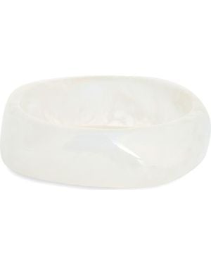 Nordstrom Rack Chunky Resin Bangle Bracelet - White