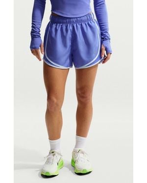 Nike Tempo Dri-Fit Mid-Rise 3-Inch Running Shorts - Blue